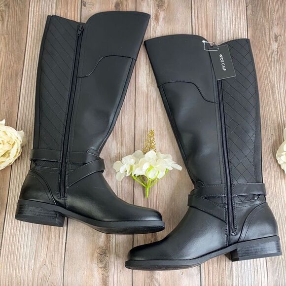 Guess Shoes - Guess Black Leather Boots 7M-WC